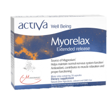 Activa Well-Being Myorelax, 30 vege caps